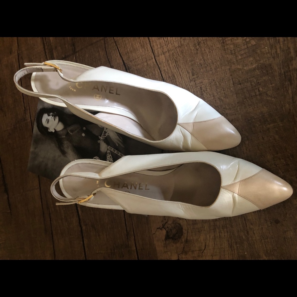 🔥💖Chanel Authentic Leather Slingbacks - Picture 6 of 15